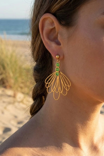 Boucles d’oreilles en acier inoxydable