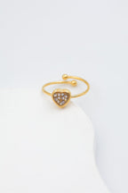 Bague en acier inoxydable ajustable - DORÉ