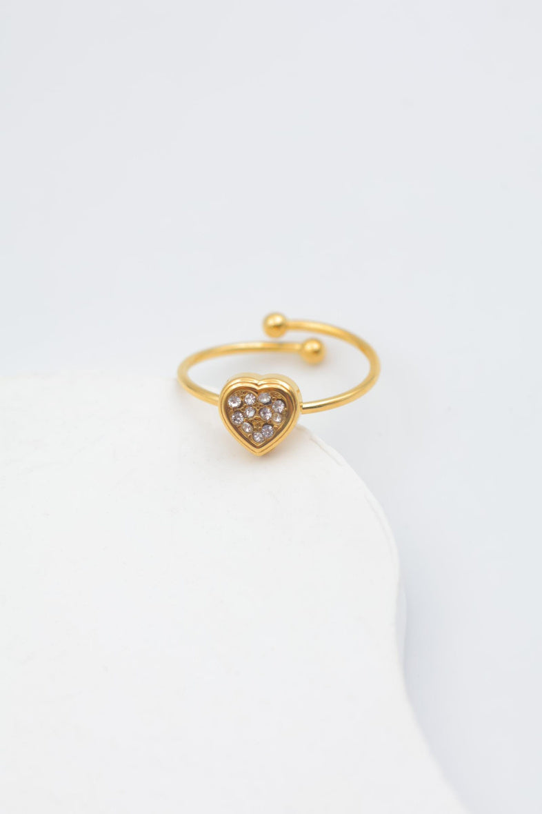 Bague en acier inoxydable ajustable - DORÉ
