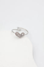 Bague en acier inoxydable ajustable - ARGENT