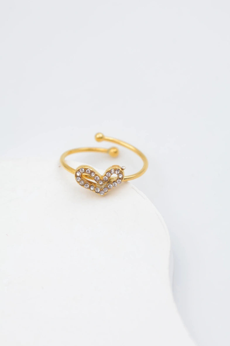 Bague en acier inoxydable ajustable - DORÉ
