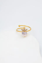 Bague en acier inoxydable ajustable - DORÉ
