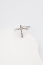 Bague en acier inoxydable ajustable - ARGENT