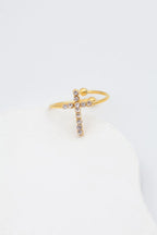 Bague en acier inoxydable ajustable - DORÉ