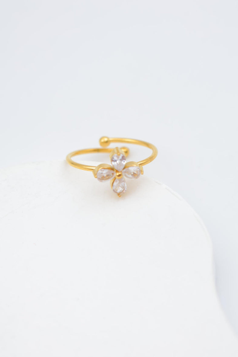Bague en acier inoxydable ajustable - DORÉ