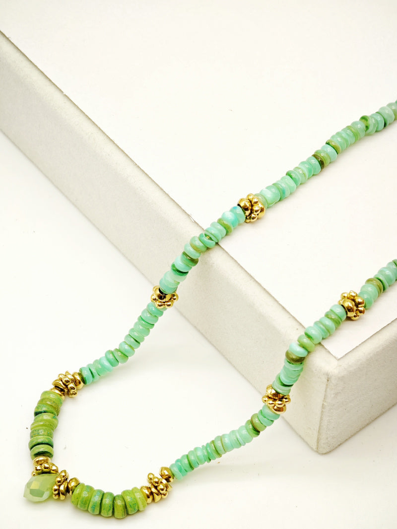 Collier en acier inoxydable - VERT