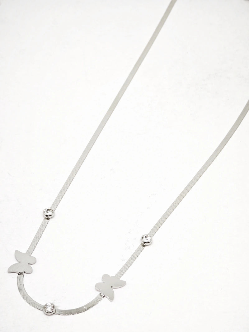 Collier en acier inoxydable - ARGENT