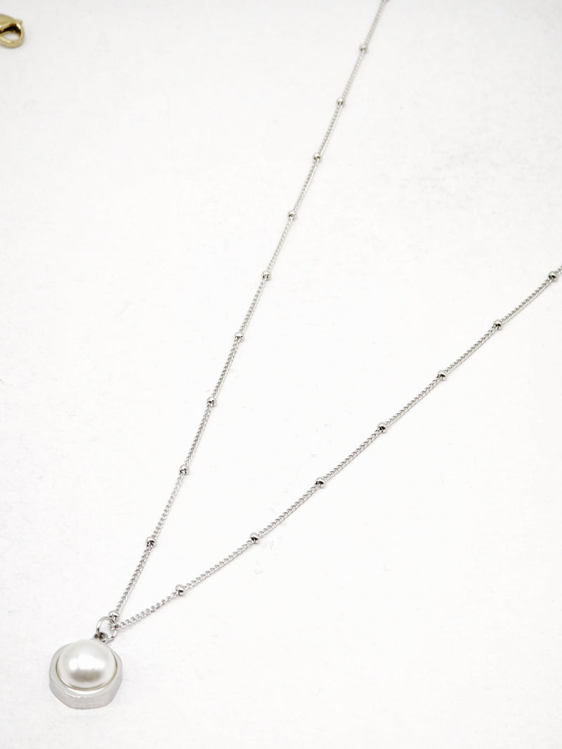 Collier en acier inoxydable - ARGENT