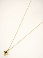 Collier en acier inoxydable - NOIR