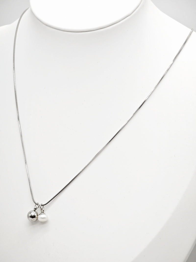 Collier en acier inoxydable - ARGENT