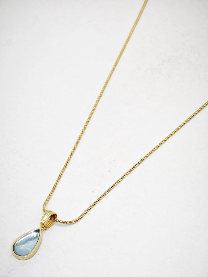 Collier en acier inoxydable - BLANC