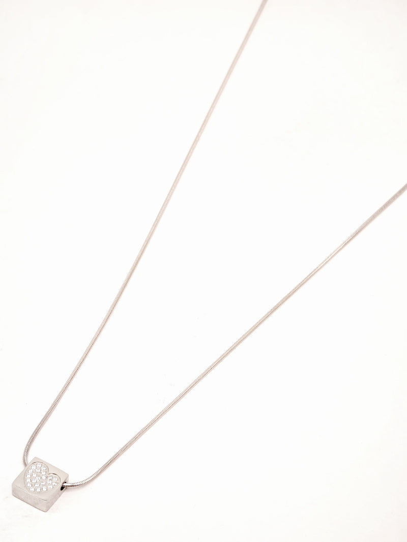 Collier en acier inoxydable - ARGENT