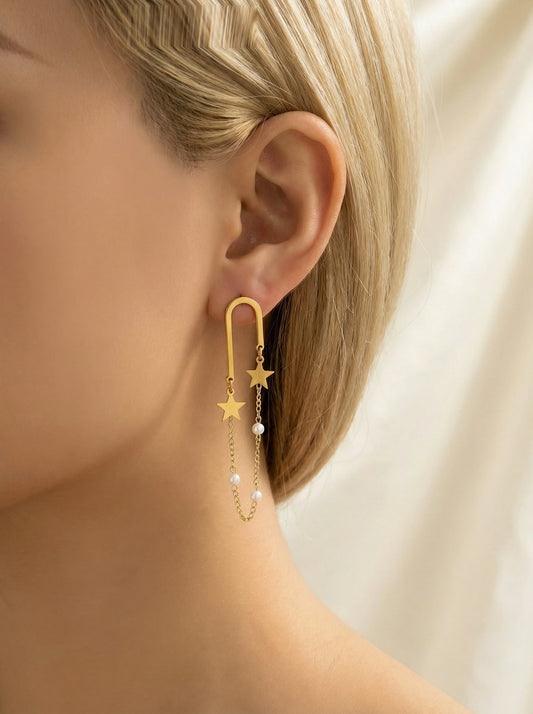 Boucles d’oreilles en acier inoxydable