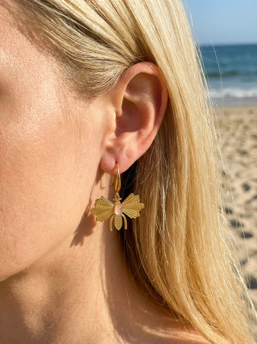 Boucles d’oreilles en acier inoxydable