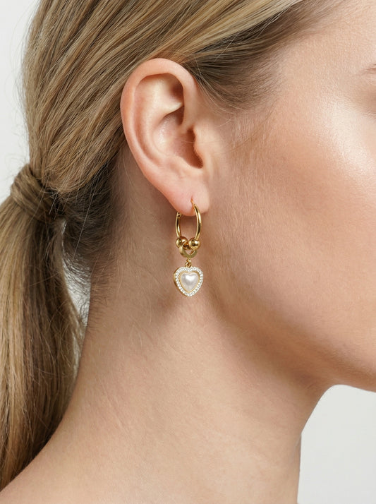 Boucles d’oreilles en acier inoxydable