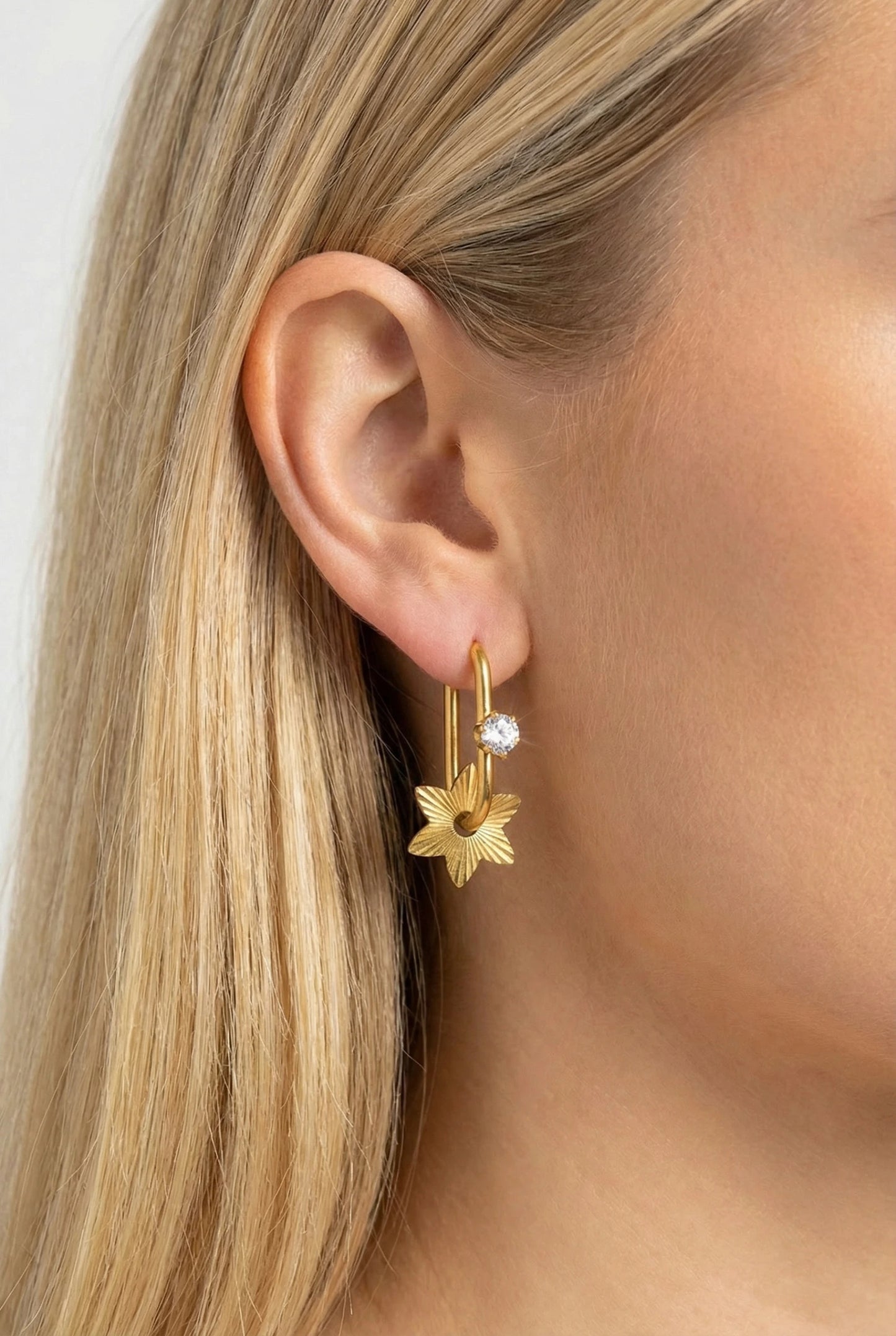 Boucles d’oreilles en acier inoxydable