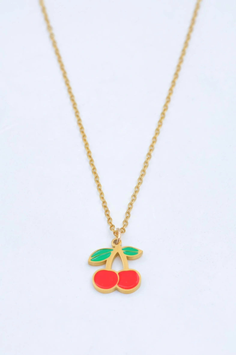 Collier en acier inoxydable - ROUGE