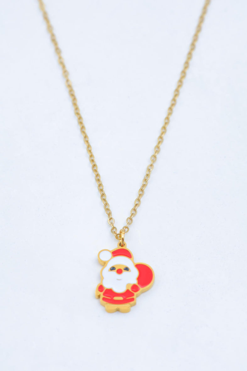 Collier en acier inoxydable - ROUGE