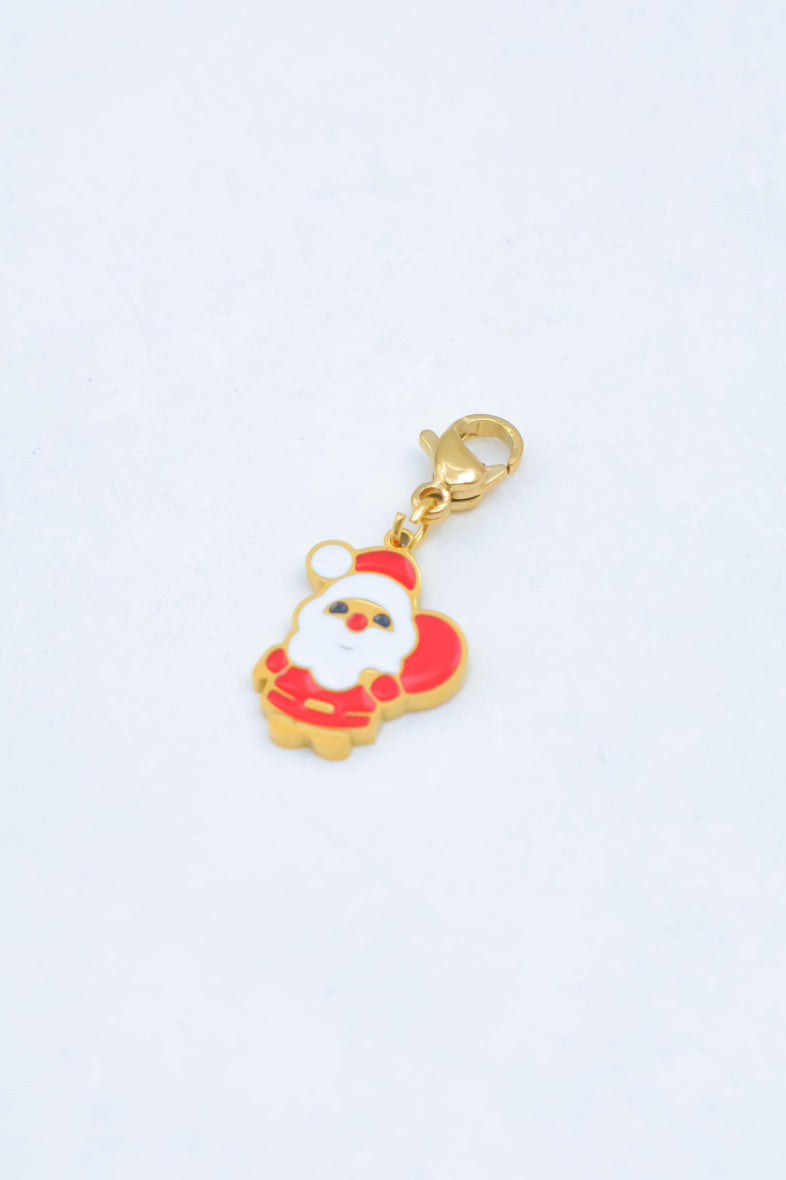 Pendentif père noël - ROUGE