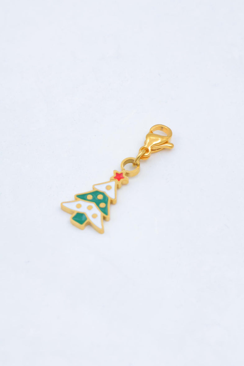 Pendentif bonnet de noël - VERT