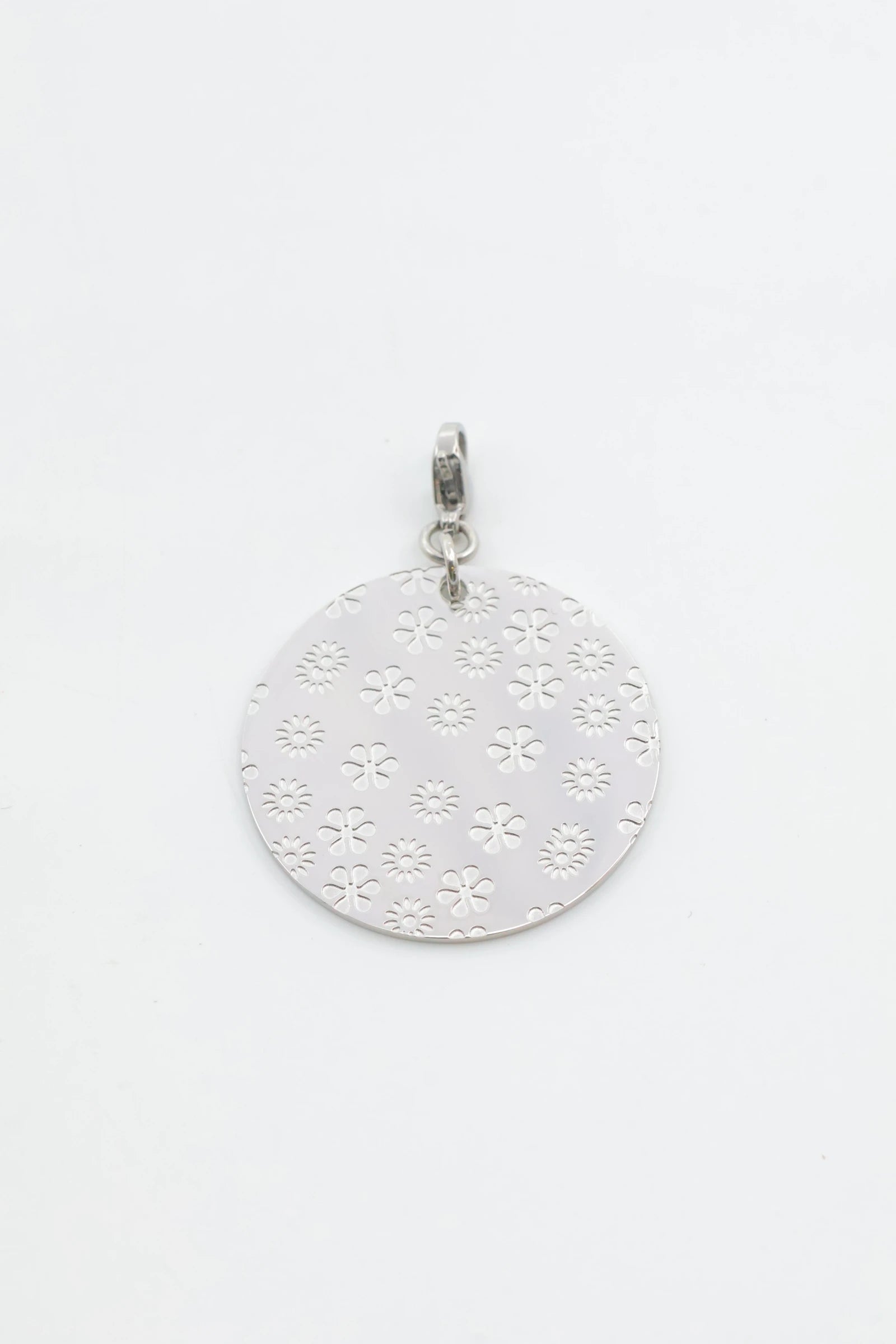 Pendentif en acier inoxydable - ARGENT
