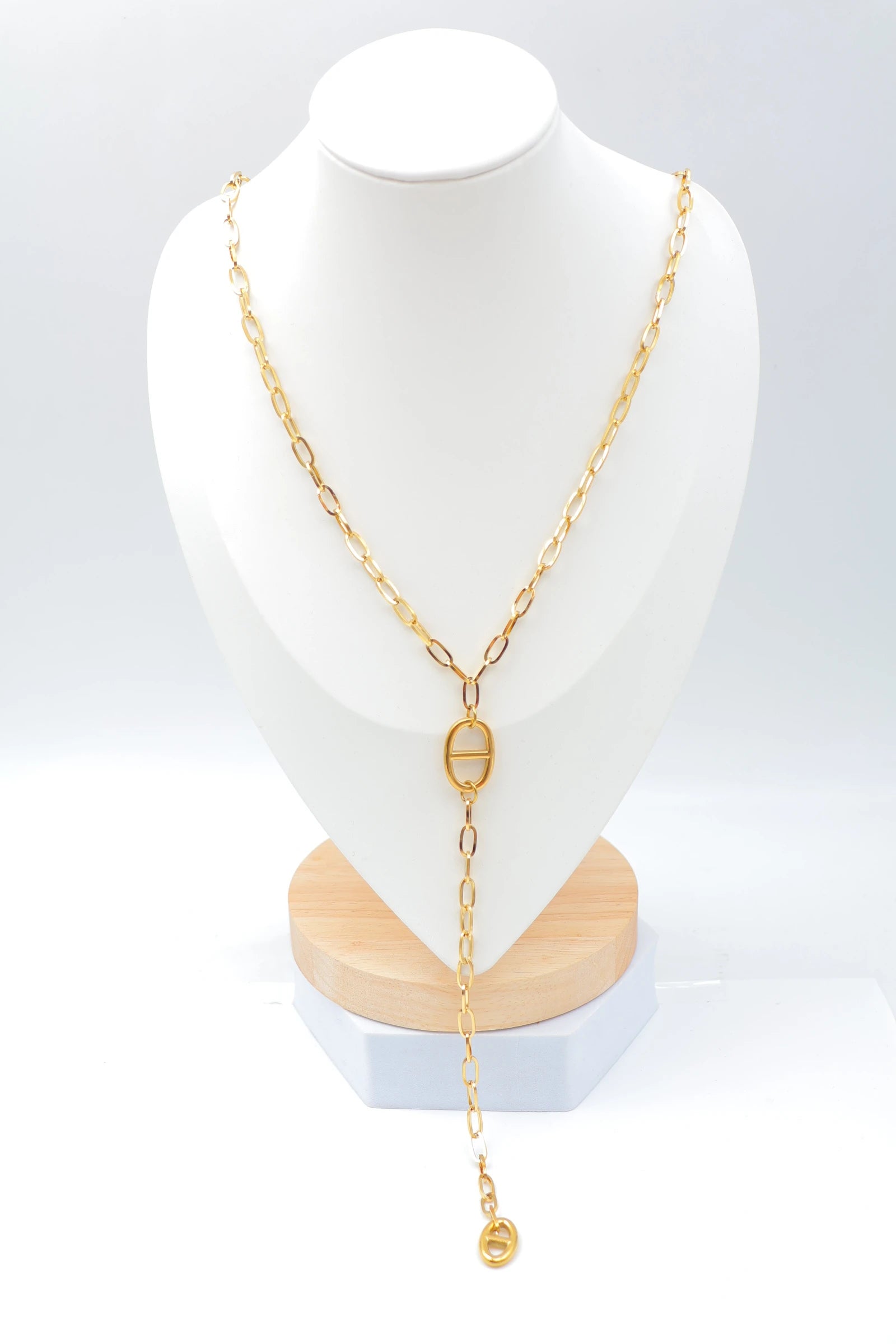 Collier sautoir en acier inoxydable - DORÉ
