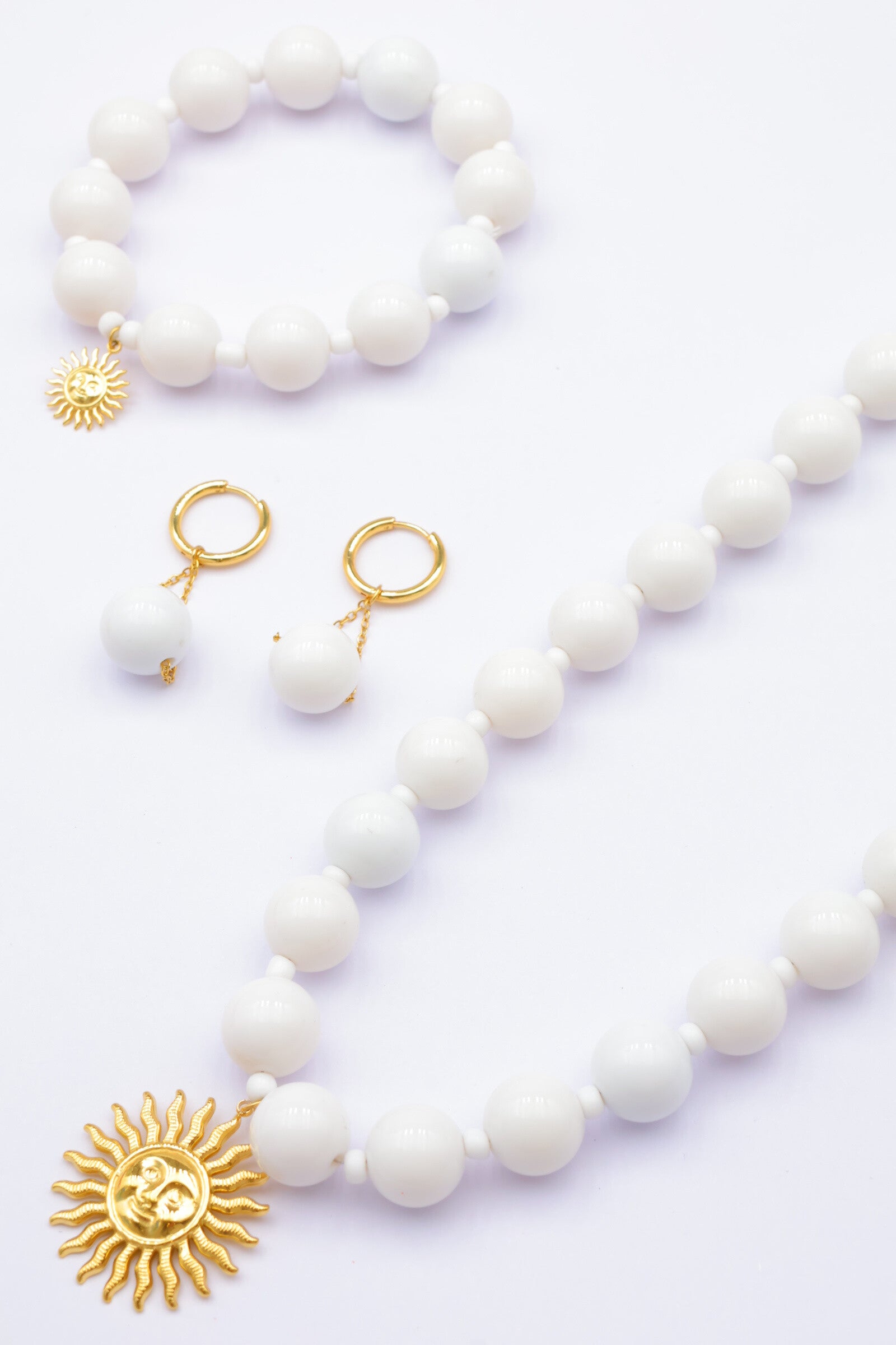 Parure - Acier Inoxydable - BLANC