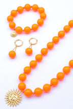 Parure - Acier Inoxydable - ORANGE