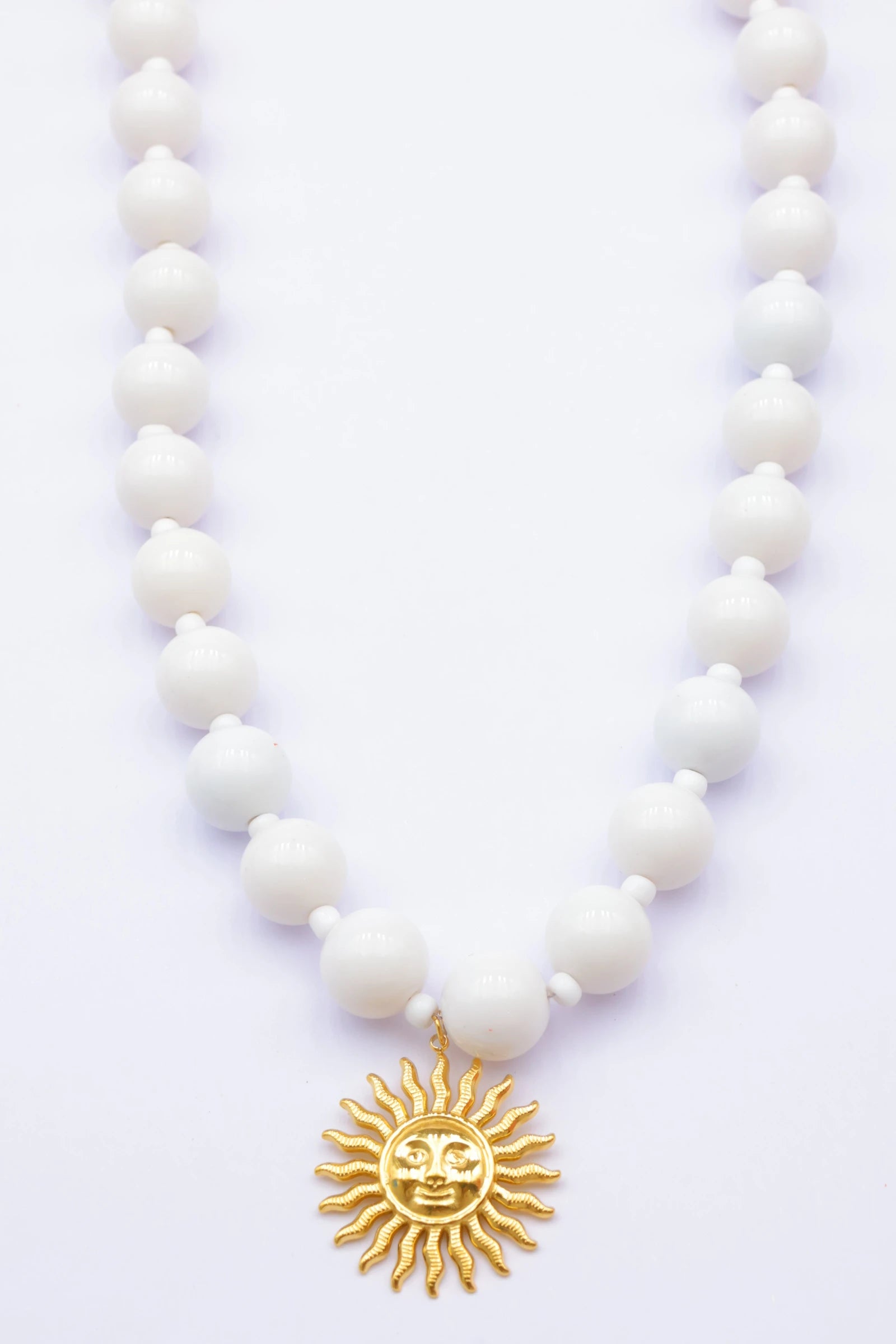 Collier - Acier Inoxydable - BLANC