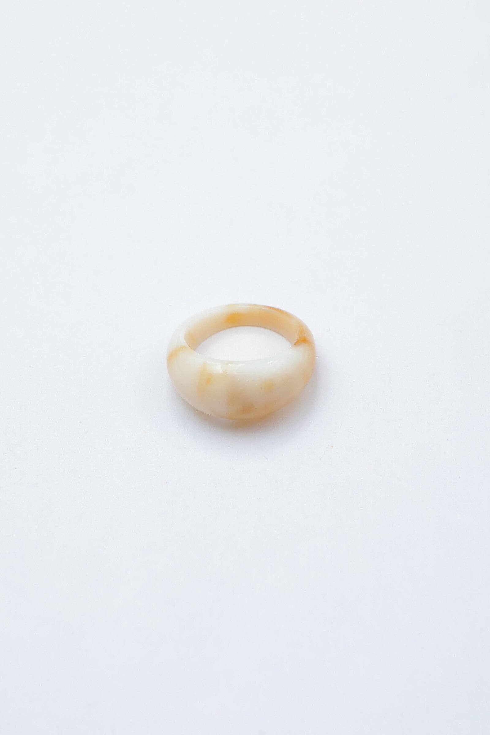 Bague - Acier inoxydable - Ajustable - BLANC