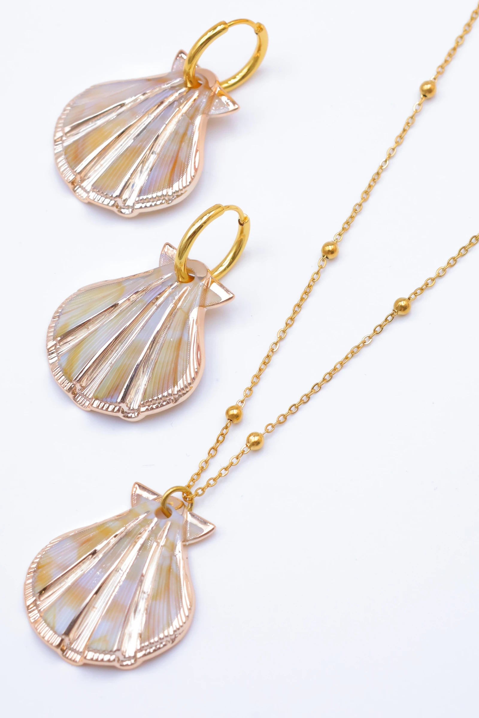 Parure de bijoux en acier inoxydable - DORÉ