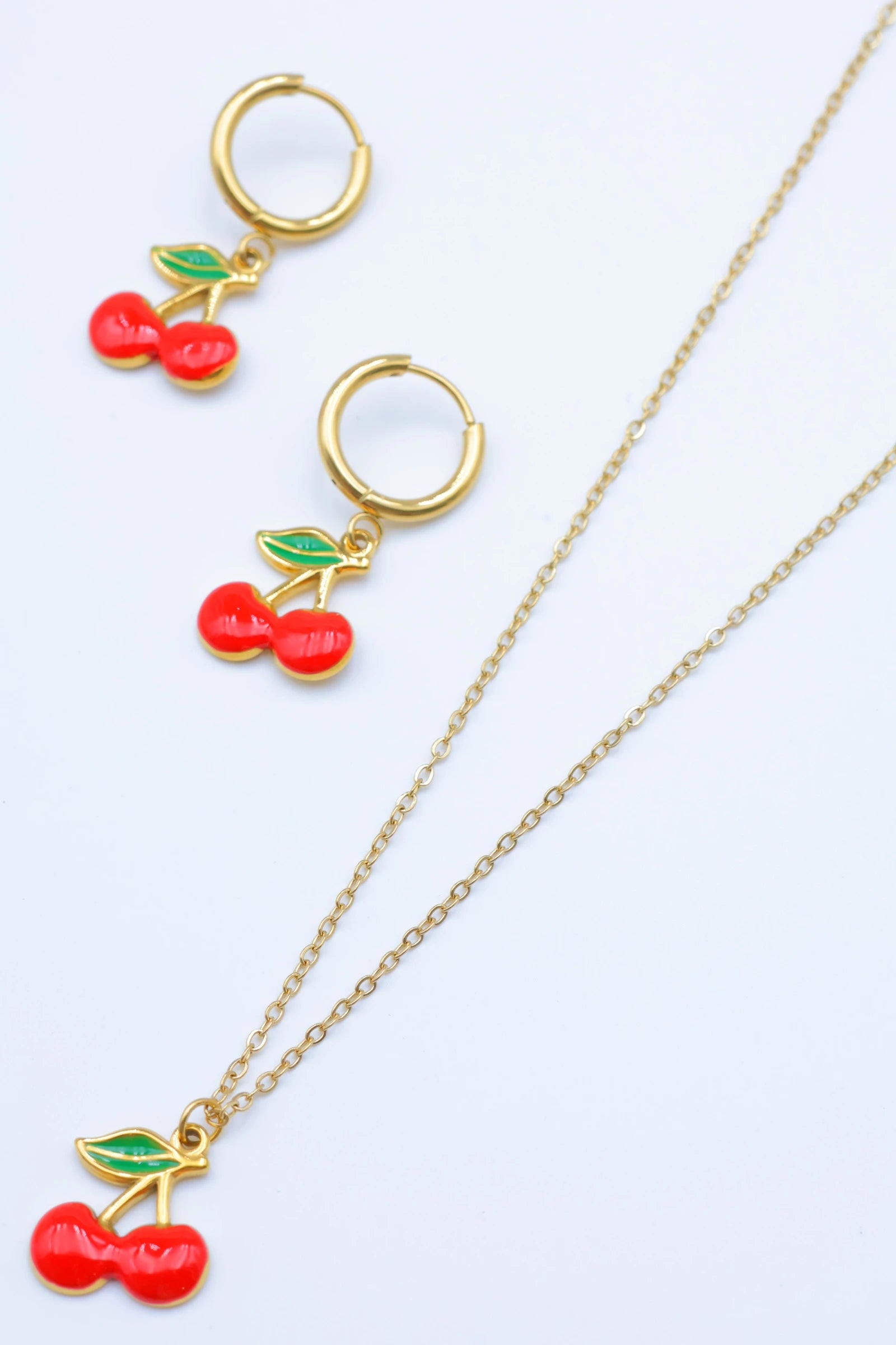 Parure de bijoux en acier inoxydable - DORÉ