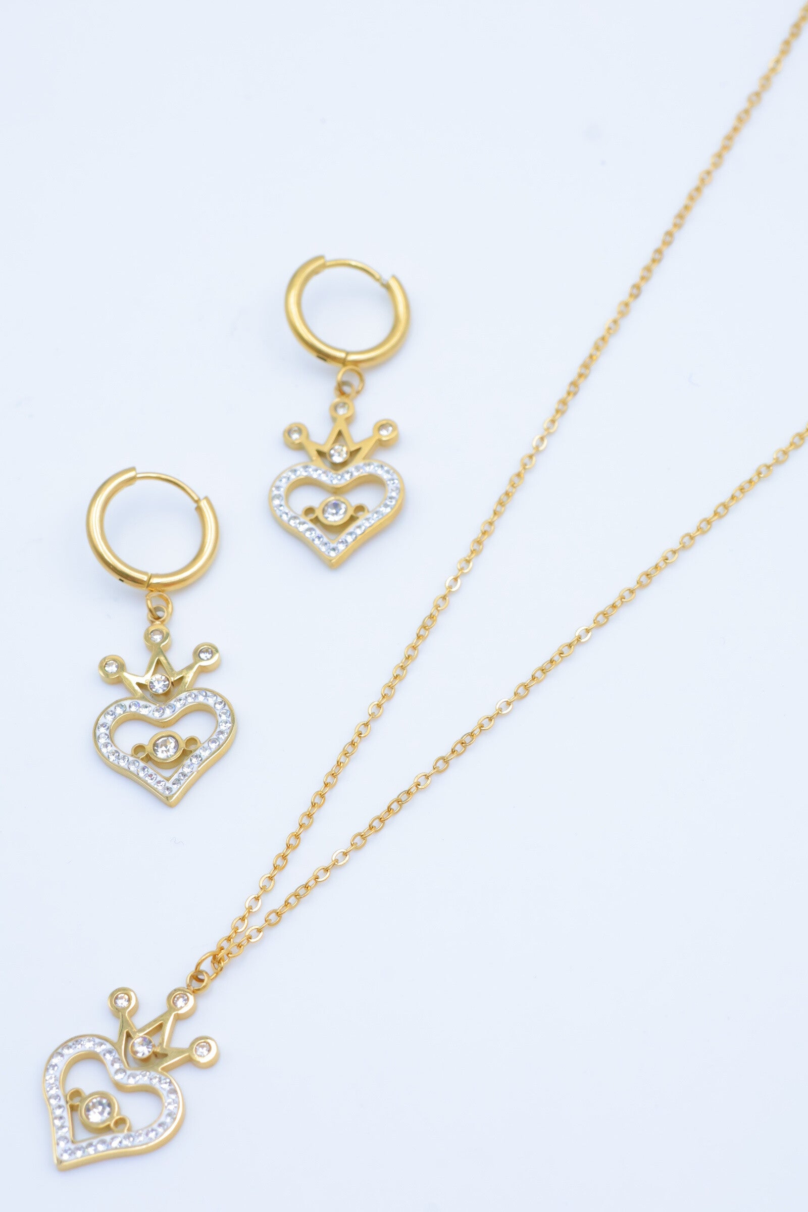 Parure de bijoux en acier inoxydable - DORÉ
