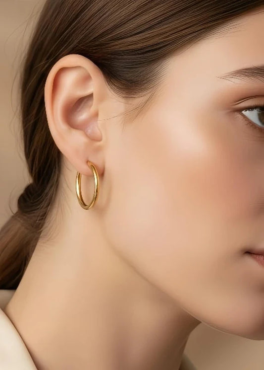 Boucles d’oreilles en acier inoxydable