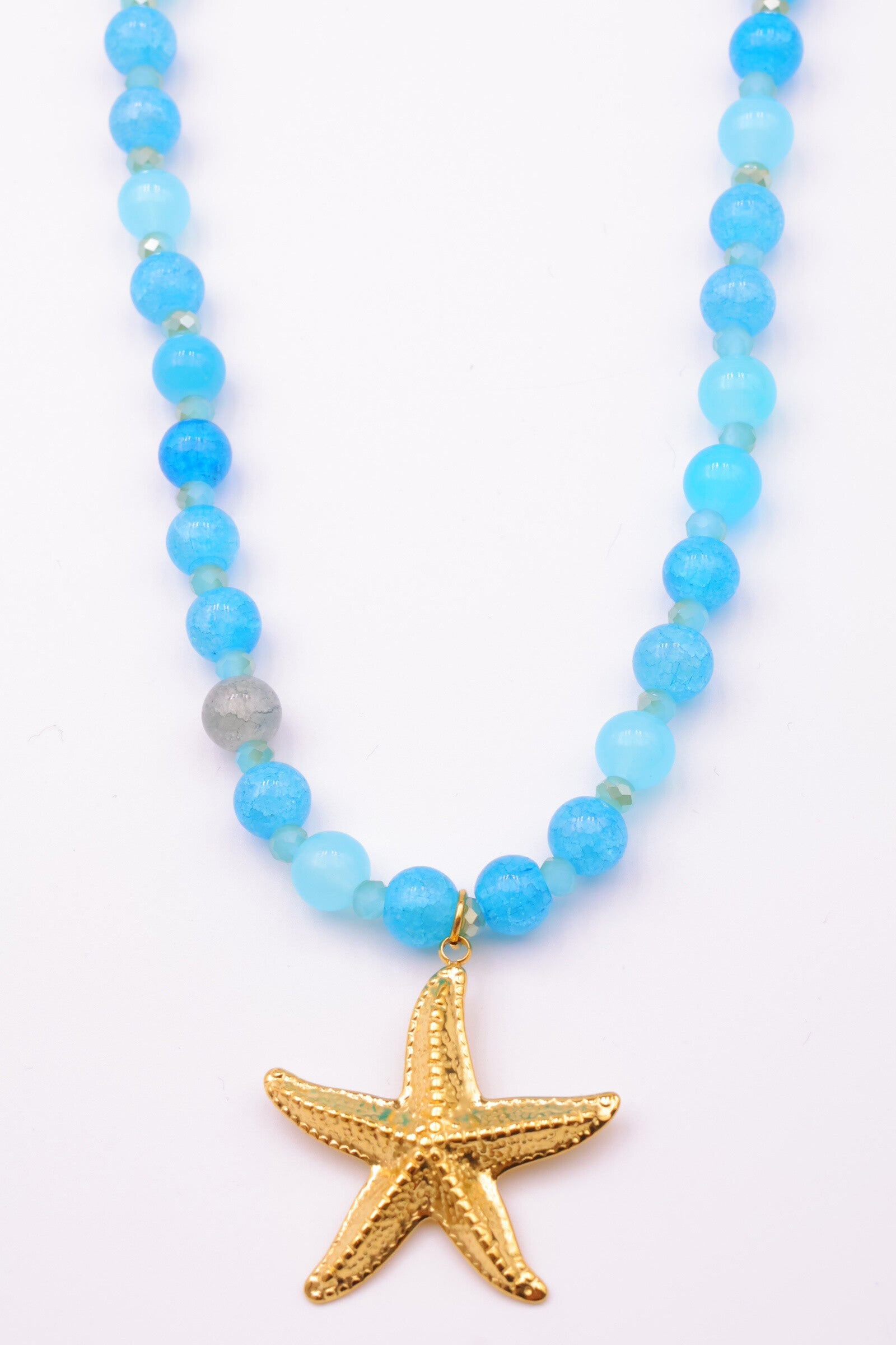 Collier en acier inoxydable - BLEU