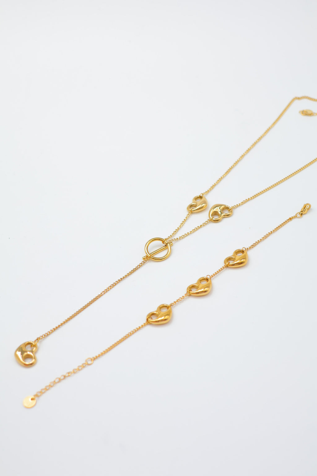Parure de bijoux en acier inoxydable - DORÉ