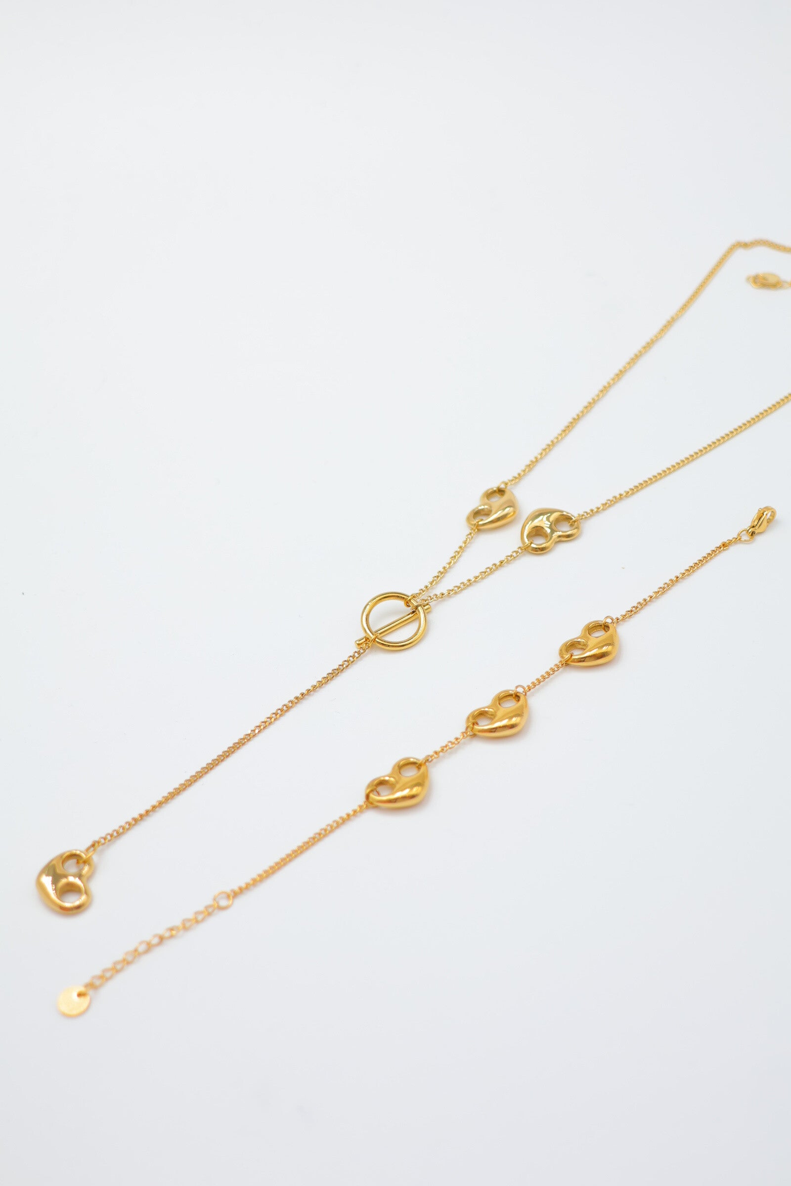 Parure de bijoux en acier inoxydable - DORÉ