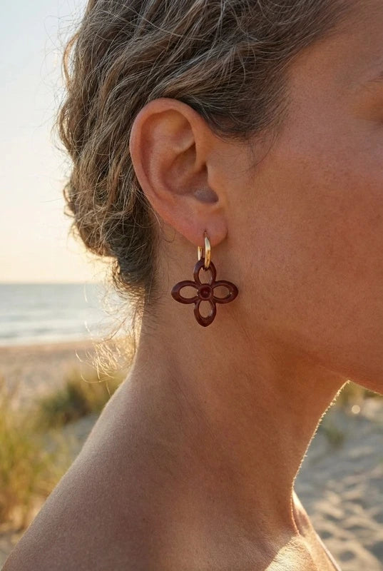 Boucles d’oreilles en acier inoxydable