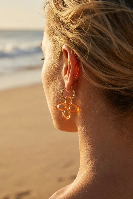 Boucles d’oreilles en acier inoxydable
