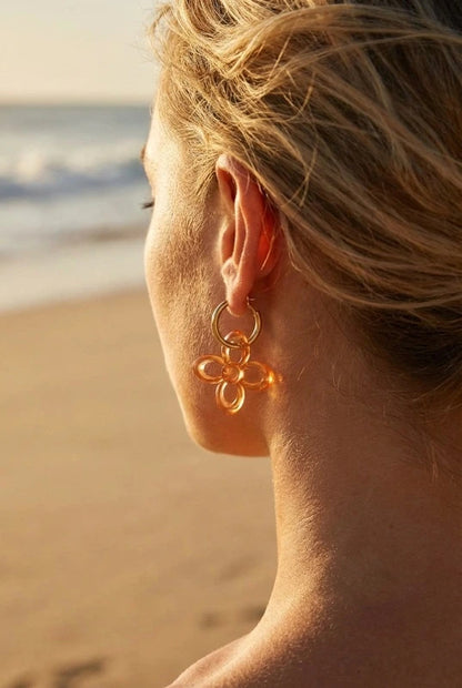 Boucles d’oreilles en acier inoxydable