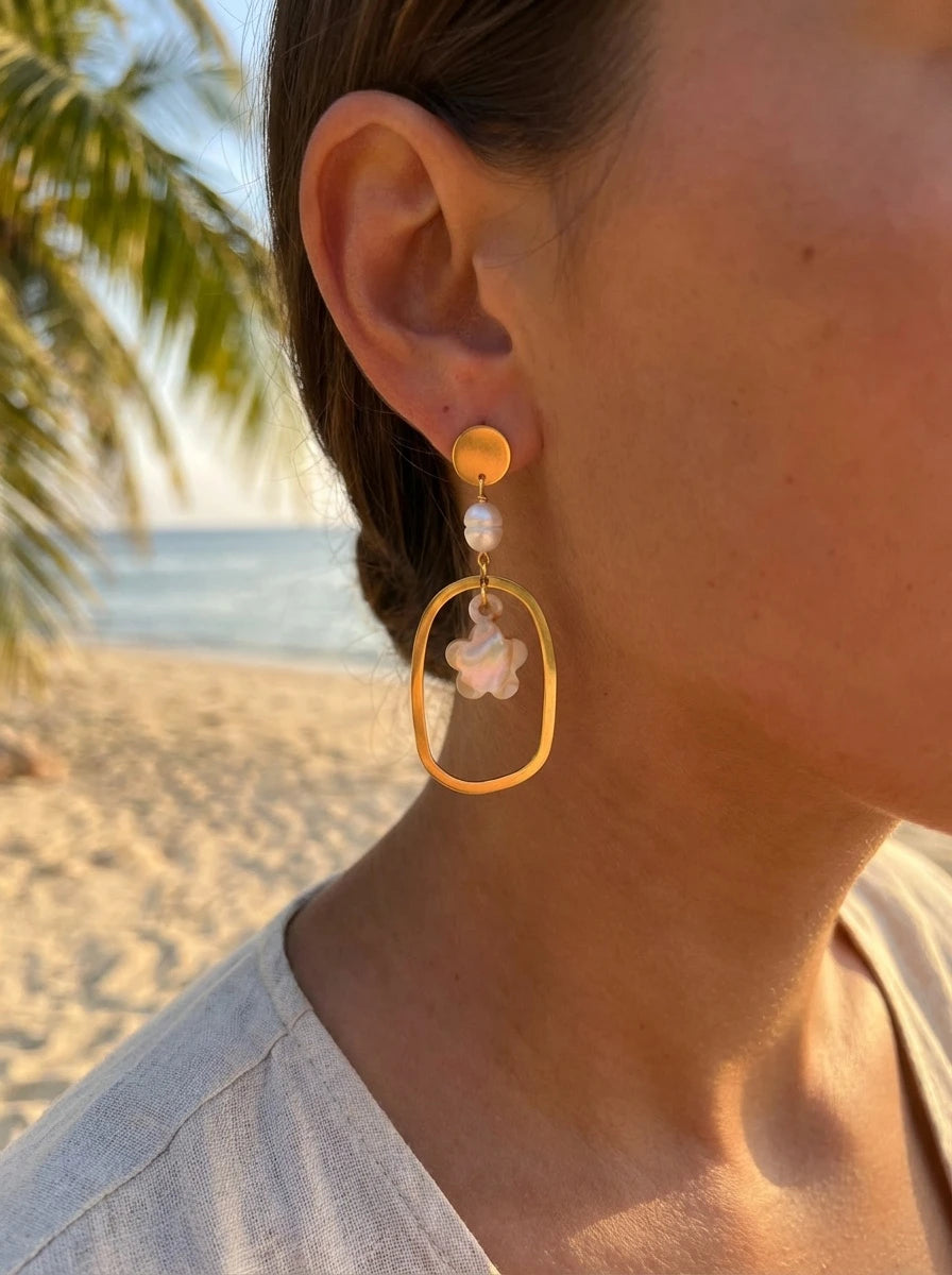Boucles d’oreilles en acier inoxydable