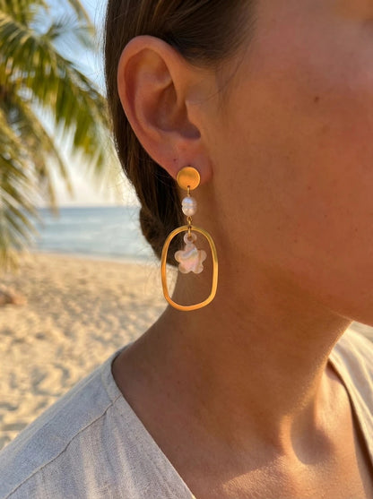Boucles d’oreilles en acier inoxydable