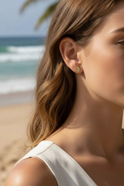 Boucles d’oreilles en acier inoxydable