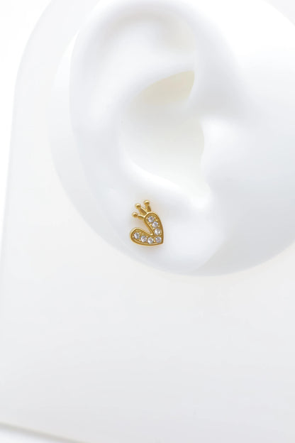 Boucles d’oreilles en acier inoxydable