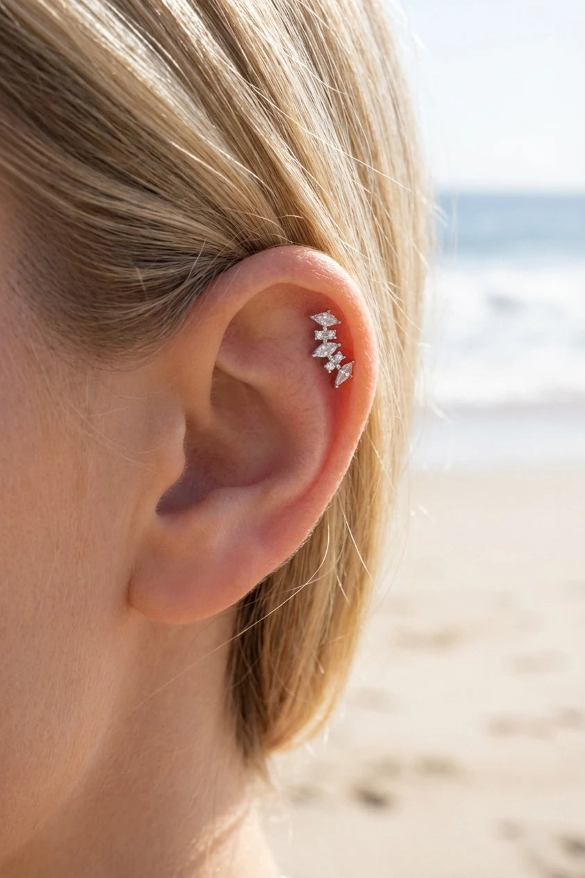Piercings en acier inoxydable