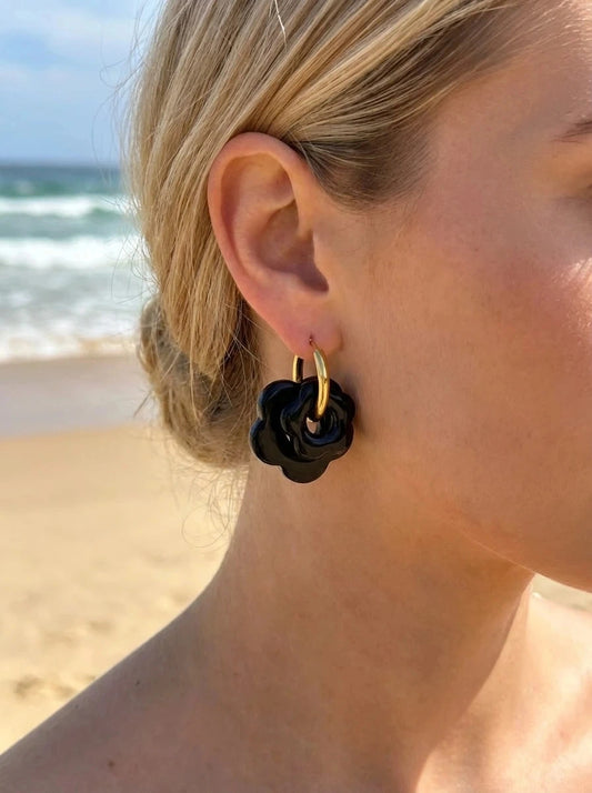 Boucles d’oreilles en acier inoxydable