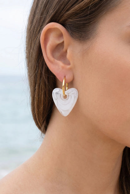 Boucles d’oreilles en acier inoxydable