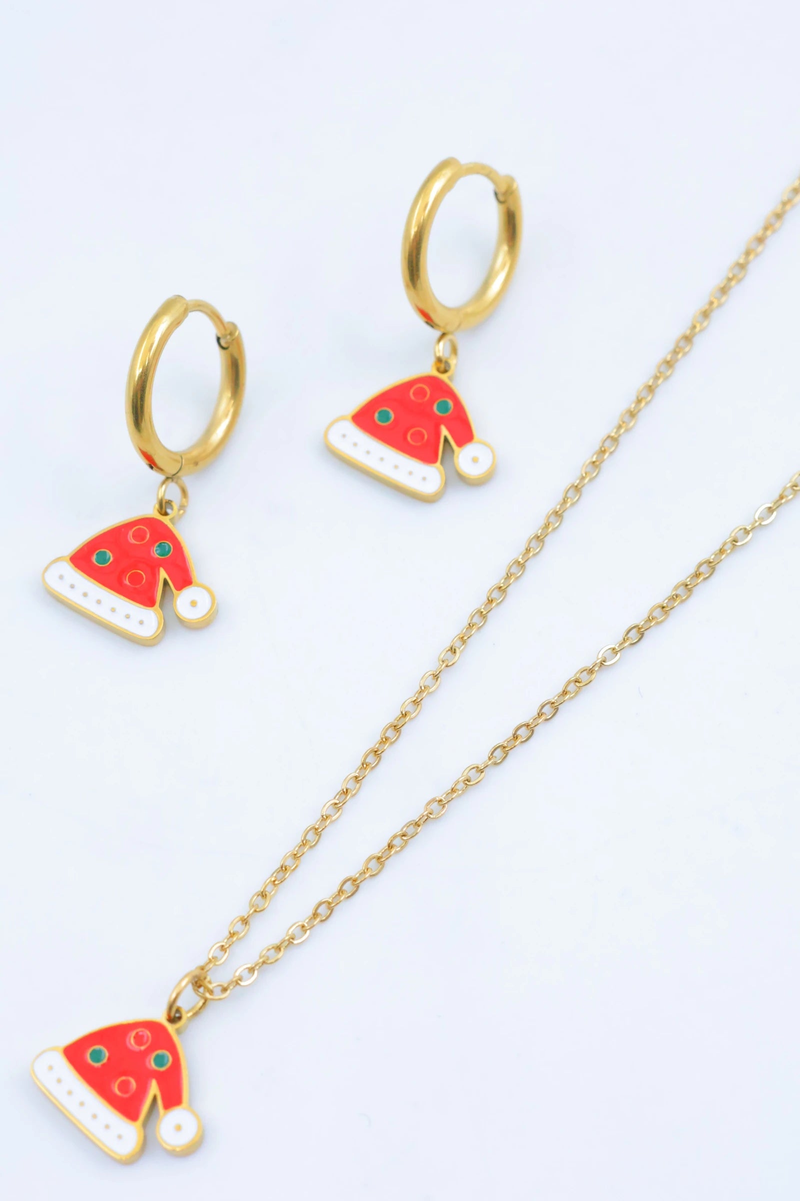Parure de bijoux en acier inoxydable - DORÉ