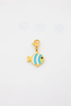 Pendentif poisson - BLEU