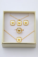 Parure - Boite - Acier Inoxydable - DORÉ